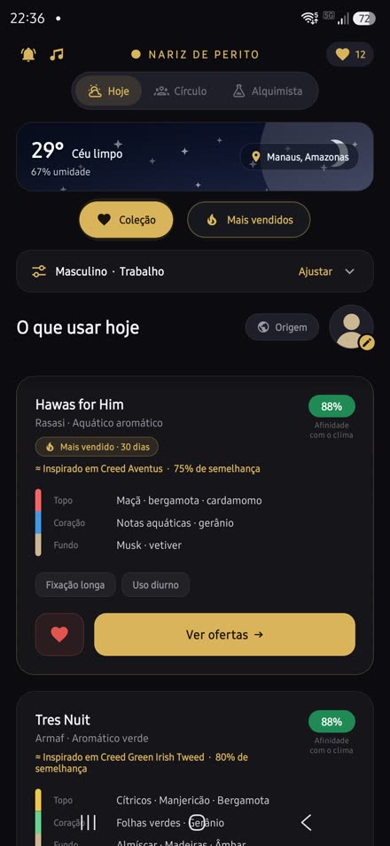 Lente da coleção
